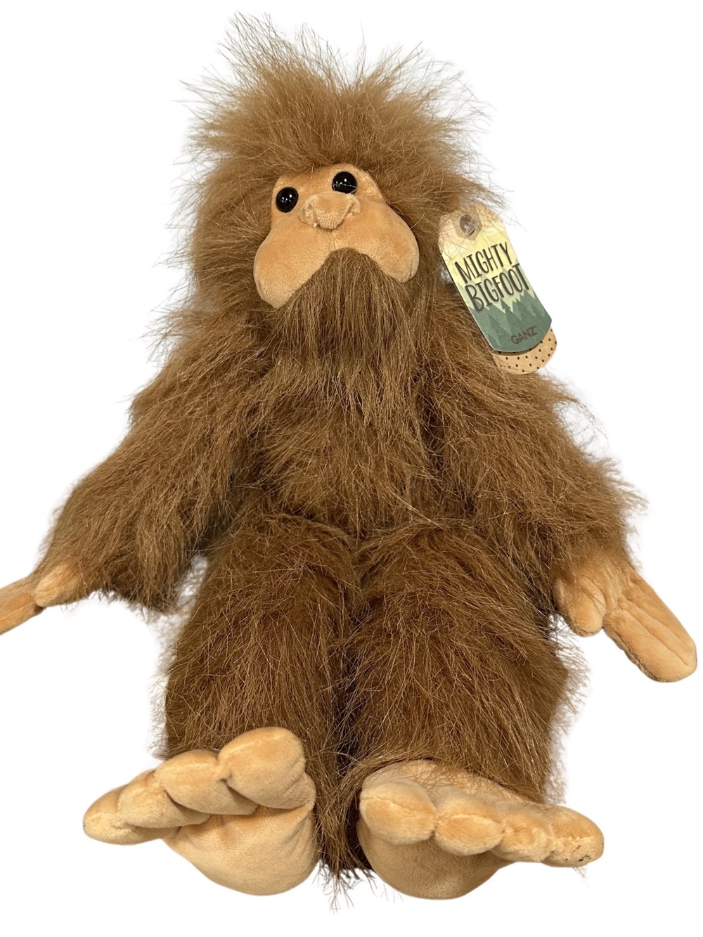 NEW Ganz Mighty Bigfoot 12” Plush Sasquatch Stuffed Animal